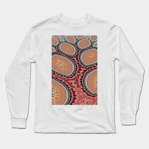 Dotted Abstract Long Sleeve T-Shirt by pinkal